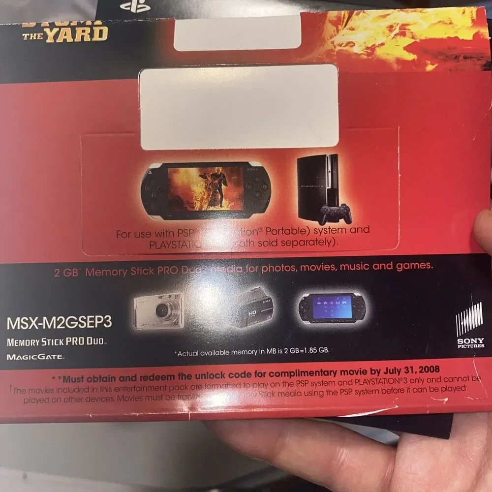 PS3 Sony Ghost Rider Promo 2GB Memory Stick PRO Duo MSX-M2GSEP3